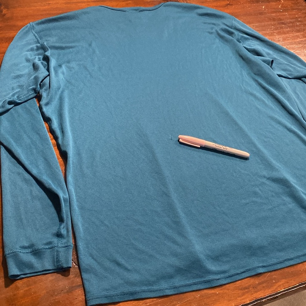 PATAGONIA TEAL THERMAL BASE LAYER CREW🌹 - Picture 11 of 12
